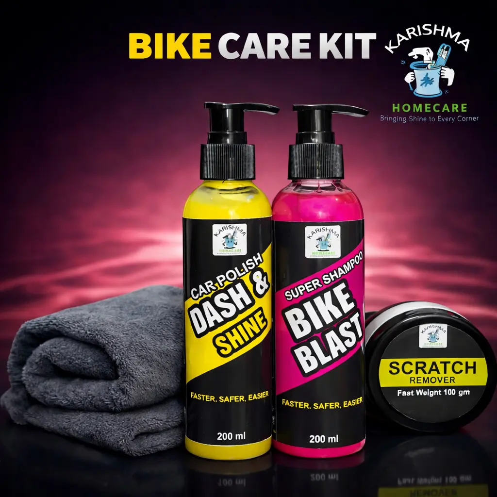 Bike Care Kit Complete Cleaning & Shine Combo